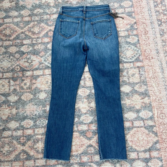 L’AGENCE Luna high rise chain belt detail straight designerJeans - Picture 4 of 9